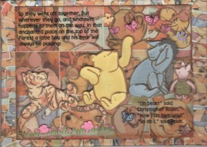 Altered Canvas - Pooh Bear 2