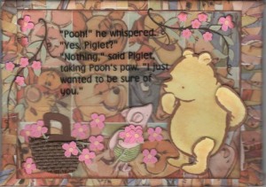 Altered Canvas - Pooh Bear 3